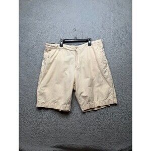 Faherty Linen Shorts khaki size 36